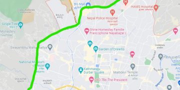 चिनियाँ सरकारकाे अनुदानमा निर्माण हुने चक्रपथ सडकको साइटक्लिअर सम्पन्न