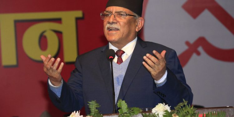 रूखवालाले हँसिया हथाैडामा भाेट हालिँदैन भन्नुभयाे भने देश दुर्घटनामा जान सक्छ : प्रचण्ड