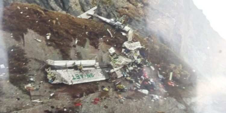 हराइरहेको तारा एअरको जहाज दुर्घटनाग्रस्त अवस्थामा भेटियो