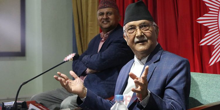 ओलीद्वारा सत्तारूढ दलहरुले देश र जनतालाई पिरोलेको आरोप