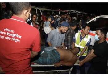  बंगलादेशको एक गोदाममा भीषण विष्फोट, ३४ जनाको शव निकालियो, ४५० भन्दा बढी घाइते