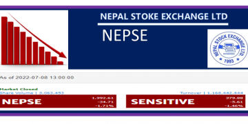 शेयर बजार शुक्रबार १९ सय अंकमा झरेको छ