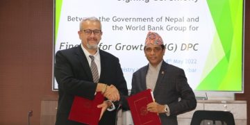 विश्व बैंकसँग आठ करोड अमेरिकी डलर ऋण सम्झौता, खानेपानी र सरसफाइको क्षेत्रमा खर्च गरिने