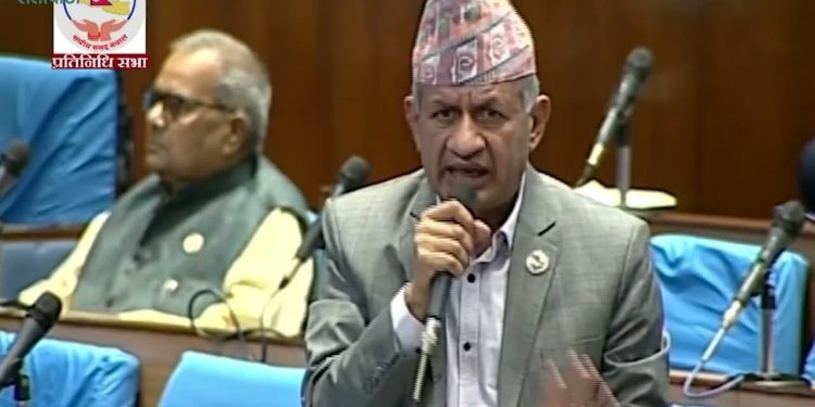 प्रदीप ज्ञवालीको प्रश्न – कामचलाउ सरकारले सदनलाई बिजनेश दिन मिल्छ ?