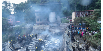 वान वर्ल्ड फूट वेयरमाको आगलागी नियन्त्रणमा
