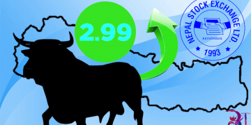 आज नेप्से सामान्य अंक बढेर बन्द भएको छ, कारोबार रकम भने घटेको छ