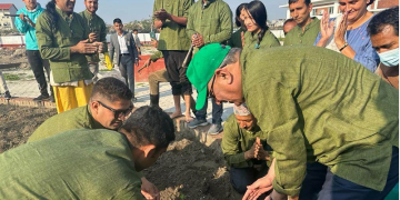 गणतन्त्र दिवसको अवसरमा प्रधानमन्त्री प्रचण्डद्वारा तरकारी खेतीको शुभारम्भ