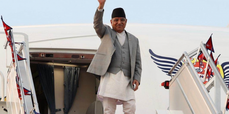 प्रधानमन्त्री प्रचण्ड स्वदेश फिर्ता
