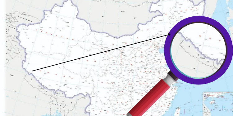 चीनले जारी गरेको नयाँ नक्सामा नेपालको नयाँ नक्सालाई मान्यता दिइएन, नक्सामा नेपालको चुच्चे भाग गायब