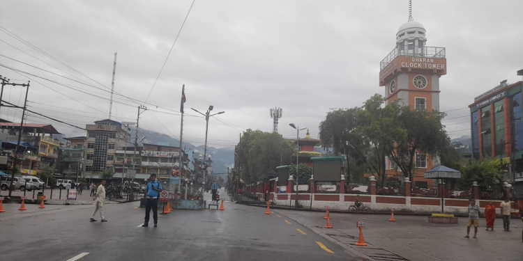 शान्त धरान उपमहानगरपालिका, ५ हजारभन्दा बढी जनपद प्रहरी र सशस्त्र प्रहरीकाे घेरा बन्दी