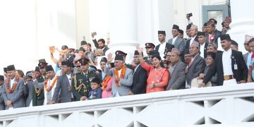 राष्ट्रपति पौडेलद्वारा इन्द्रजात्रा अवलोकन