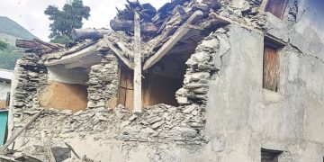 बझाङ भूकम्प : एक जनाको ज्यान गयाे, एक सय ३५ संरचनामा क्षति