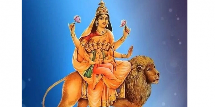 बडादशैँको पाँचौँ दिन स्कन्दमाताको पूजा आराधना गरिँदै