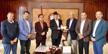 भूकम्प पीडितका लागि प्रधानमन्त्री राहत कोषमा कांग्रेसको ५० लाख रुपैयाँ सहयोग