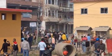 सर्लाहीको बरहथवामा गोली चल्दा एक जनाकाे ज्यान गयाे