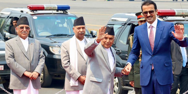 दुई दिने नेपाल भ्रमण सम्पन्न गरी कतारका अमिर स्वदेश फर्किए