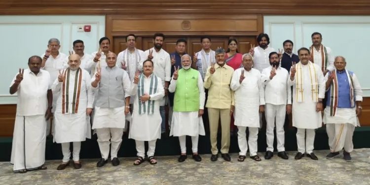 मोदीलाई तेस्रो कार्यकालका लागि प्रधानमन्त्री बनाउने एनडीएको निर्णय
