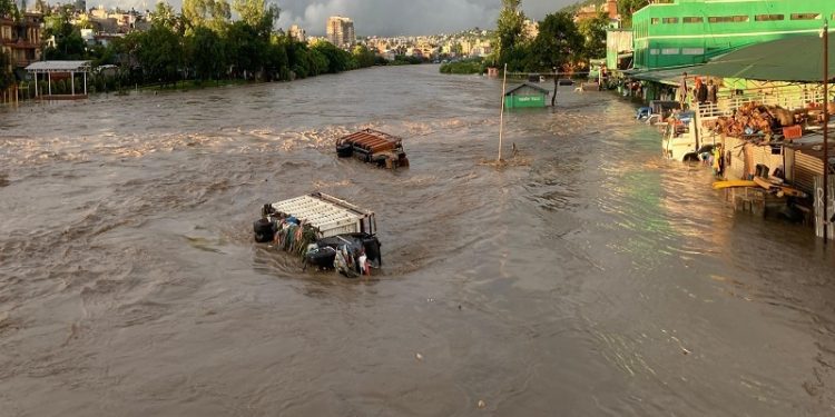 काठमाण्डौ उपत्यकाका विभिन्न ठाउँ डुबानमा