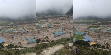सोलुको थामेमा बाढीले एकजना बेपत्ता, २० वटा घरमा पूर्ण क्षति, १ सय ४० जना विस्थापित