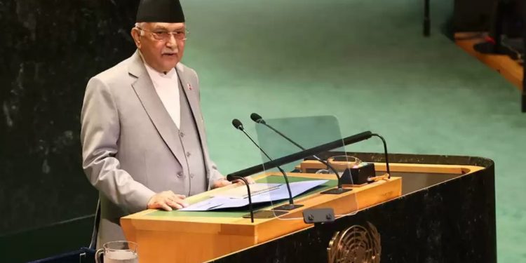 राष्ट्रसंघ महासभामा प्रधानमन्त्री ओलीको सम्बोधन : विश्वशान्तिका लागि नेपाल थप योगदान गर्न तयार छ